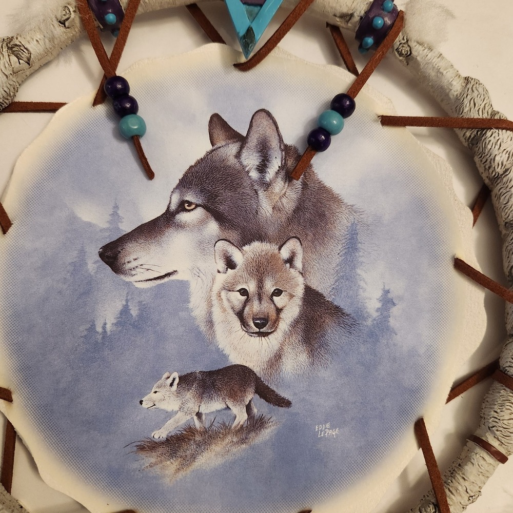 Bradford Exchange Eddie LePage Golden Generations Wolf Wall Decor 01-15459-005